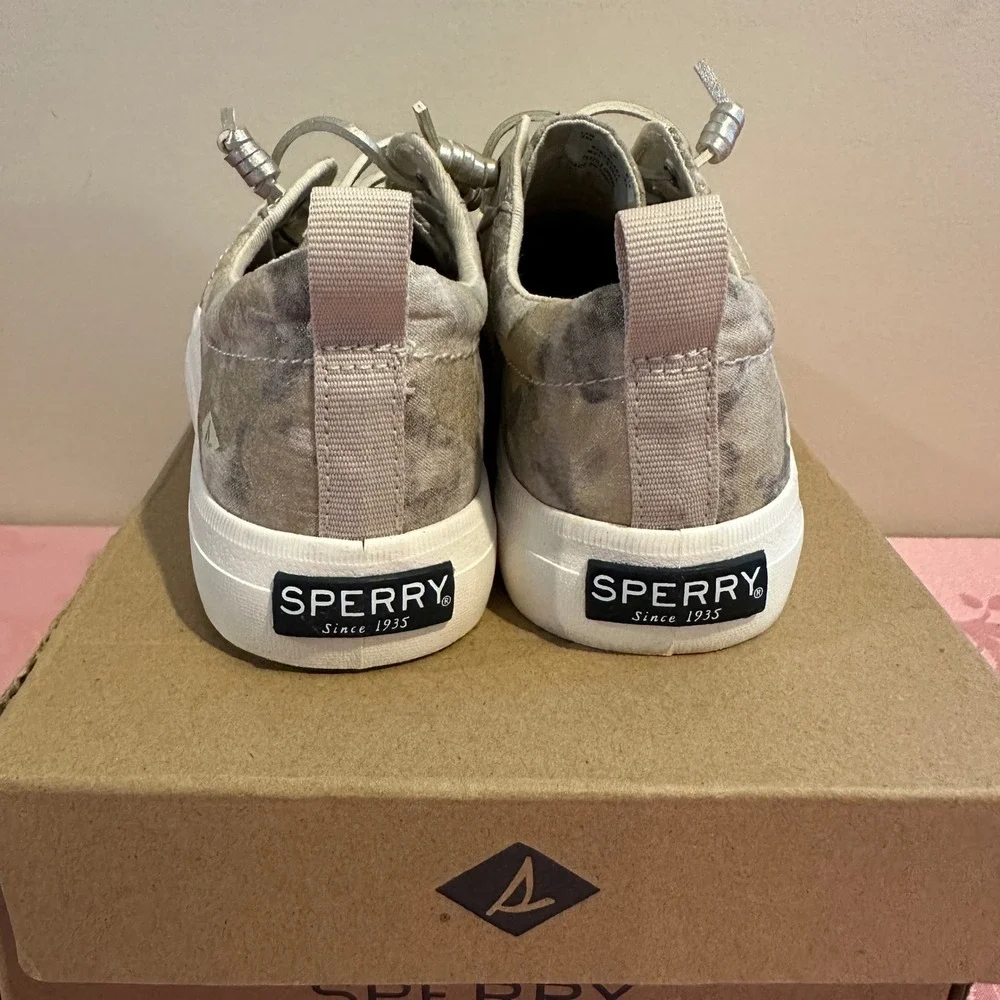 Kids crest vibe camo girls Sperry shoes - Picture 5 of 5